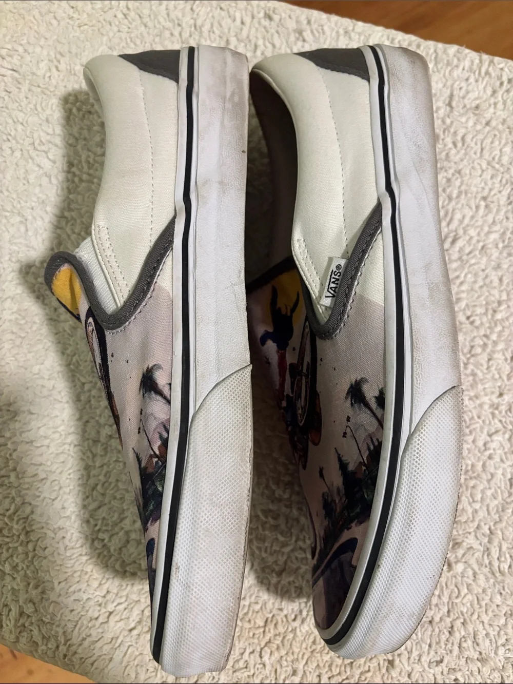 Custom Vans  Slip-On  featuring BMX 